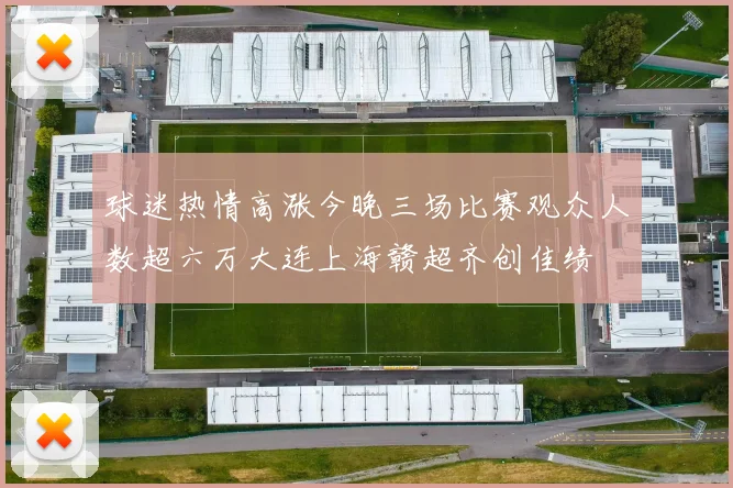 球迷热情高涨今晚三场比赛观众人数超六万大连上海赣超齐创佳绩
