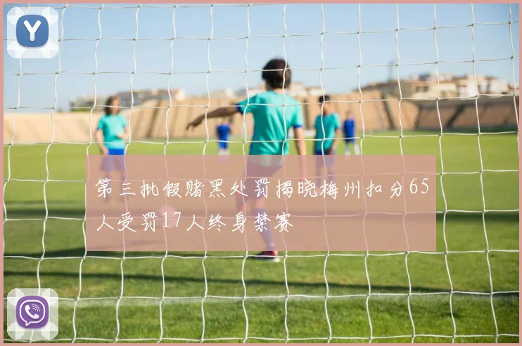 第三批假赌黑处罚揭晓梅州扣分65人受罚17人终身禁赛